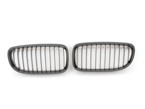 ES#3023031 - BM-0220 - Blackout Grille Set - Matte Black - Add aggressive style to your front end in minutes - ECS - BMW