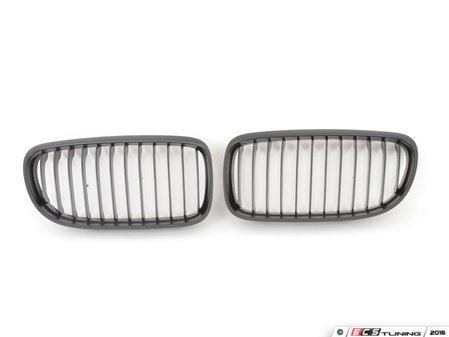 ES#3023031 - BM-0220 - Blackout Grille Set - Matte Black - Add aggressive style to your front end in minutes - ECS - BMW