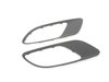 ES#3023045 - BM-0238-MATTE - Hood Vent Trim Kit - Matte Black - Direct replacement matte black hood vent trims - AUTOTECKNIC - BMW
