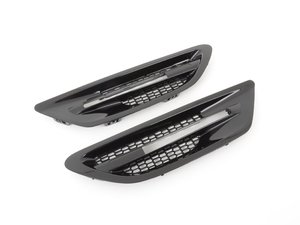 ES#3023347 - BM-0073-GB - F10 M5 Fender Grille Blackout Kit - Gloss Black - Add style and individuality to your vehicle in minutes! - AUTOTECKNIC - BMW