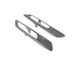 ES#3023050 - BM-0071-MB - Fender Light Trim Blackout Kit - Matte Black - Instantly add aggressive exterior styling to your 5-Series - AUTOTECKNIC - BMW