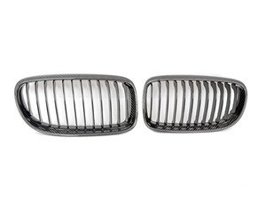 ES#3023042 - BM-0222 - Blackout Grille Set - Carbon Fiber - Add aggressive style to your front end in minutes - ECS - BMW