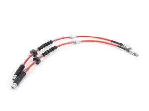 Exact-Fit Stainless Steel Brake Lines - Front 