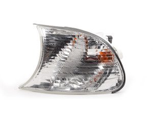 ES#3031764 - 63126904307 - E46 Front Left White Turn Signal - Clear/White turn signal assembly - Automotive Lighting - BMW