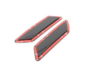 ES#3023365 - BM-0997-475 - Painted Reflectors - Black Sapphire Metallic - Clean up your front bumper with paint matched reflectors - AUTOTECKNIC - BMW