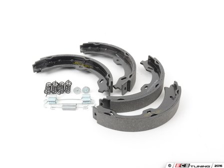 ES#3072596 - 2214200520 - Parking Brake Shoe Kit  - Includes all hardware needed for installation - Textar - Mercedes Benz