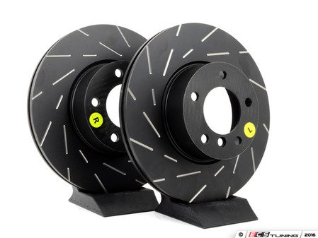 ES#2072498 - USR7488 - Ultimax USR Front Sport Brake Rotors - Pair (312x24) - Upgrade to a slotted rotor for improved braking - EBC - BMW