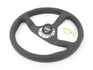 ES#3027048 - MCL35BK1B - MOMO Montecarlo Steering Wheel - Black Stitch 350mm - Customize your driving experience with this fine leather steering wheel - MOMO - Audi BMW Volkswagen Mercedes Benz MINI Porsche