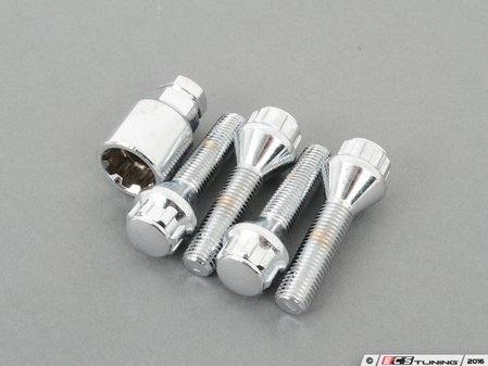 ES#3028310 - UB140 - Conical Seat Locking Wheel Bolt Kit - Wheel lock bolts for extra security on your wheels. M12x1.5x40mm - Turner Motorsport - BMW MINI