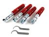 ES#1303400 - 29865-1 - Street Performance Coilover Kit - Unrivaled comfort and performance. Average lowering of 1.25"-2.0"F 0.75"-2.5"R - H&R - Volkswagen