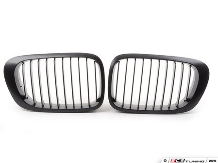 ES#3023022 - BME-1601-2111 - Blackout Grille Set - Matte Black - E46 - Add style and individuality to your BMW in minutes - ECS - BMW