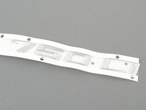 ES#263209 - 51147187130 - F02 Genuine BMW Emblem Rear - 750Li - Genuine BMW Emblem Adhered Rear - 750Li. This is the adhesive back plastic chrome emblem for F02 750li - Genuine BMW - BMW