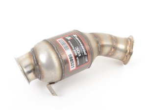 ES#3024810 - 988521 - Supersprint Turbo Downpipe with Metallic Sport Cat - 105mm Inlet  - A more free flowing option - Supersprint - BMW