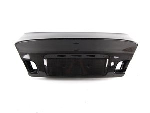 ES#2215397 - CSLE46/2TRK - CSL Style Carbon Fiber Coupe Trunk Lid - Get the legendary CSL look plus the benefits of lightweight carbon fiber. Reuses your factory trunk handle. - ECS - BMW