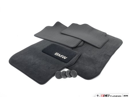 ES#2498818 - 82112293527 - Carpeted floor mat - set  - Black - Genuine BMW - BMW