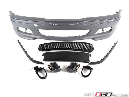 ES#1905598 - E46/4FTMTECH - M-Tech 2 Sedan/Touring Replica Bumper Conversion - Front - M-tech styling, kit convenience - ECS - BMW