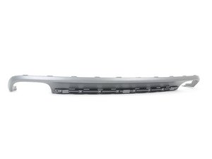 ES#2595504 - 4G0807521B1RR - S6 Rear Diffuser - Platinum Grey - Restore or upgrade your exterior styling - Genuine Volkswagen Audi - Audi