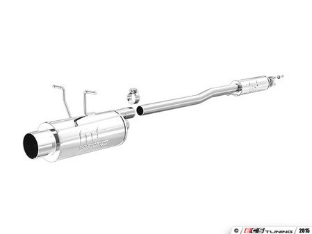 ES#2613569 - 15741 - Performance Cat-Back Exhaust System - 2.25" stainless steel with 4" polished single exit tips - Magnaflow - MINI