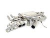 ES#2953956 - ssxvw147KT - Turbo-Back Exhaust System - Non-Resonated - 3" Down pipe with Hi-Flow Sports cat and 2.75" stainless steel cat-back with twin 80mm GT80 polished tips - Milltek Sport - Audi
