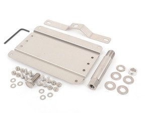 ES#3024352 - G-BMW-Z4 - No Holes License Plate Bracket - Avoid drilling holes in your bumper by utilizing a tow hook mounted plate bracket - GMG Motorsports - 