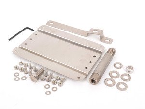 ES#3063514 - G-BMW-F15 - No Holes License Plate Bracket  - Avoid drilling holes in your bumper by utilizing a tow hook mounted plate bracket - GMG Motorsports - 