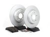 ES#2594264 - 8K0615601BKT1 -  Rear Brake Service Kit - Featuring Zimmermann rotors and ECS DD23 "Daily Driver" ceramic pads. - Assembled By ECS - Audi