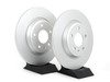 ES#2594264 - 8K0615601BKT1 -  Rear Brake Service Kit - Featuring Zimmermann rotors and ECS DD23 "Daily Driver" ceramic pads. - Assembled By ECS - Audi