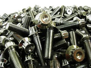 ES#9801 - BBSRMCHRBOLT - Wheel Bolts for BBS RM 2-Piece Wheels - Chrome (24mm) - Chrome finish, complete set for 4 wheels (120 pieces) - ECS - BMW