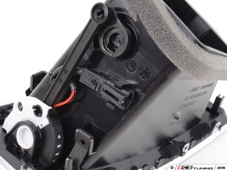ES#461385 - 8R1820902GWVF - Dashboard Air Vent - Black - Genuine Volkswagen Audi - Audi