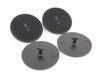 ES#2537479 - 51472293352 - Base Line Front Carpeted Floor Mat Set - Schwarz/Black with textile lines - Genuine BMW - BMW