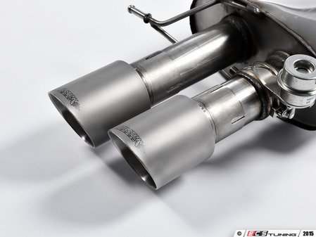 ES#2992875 - SSXBM1018 - Cat Back Exhaust System - Titanium Tips - Motorsport pedigree. Superior quality. Excellent sound. Milltek Sport cat-back exhaust with titanium tips - Milltek Sport - BMW