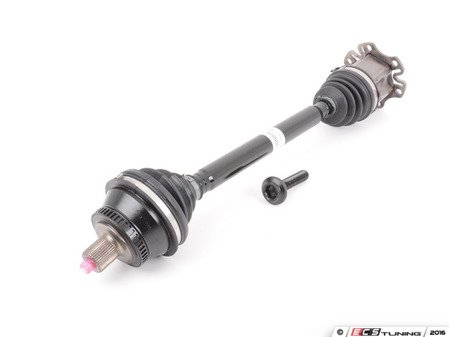 ES#3072343 - 8E0407272AT - Front Axle Assembly - Right - Complete driveshaft with CV joints; ready for installation - GKN Drivetech - Audi