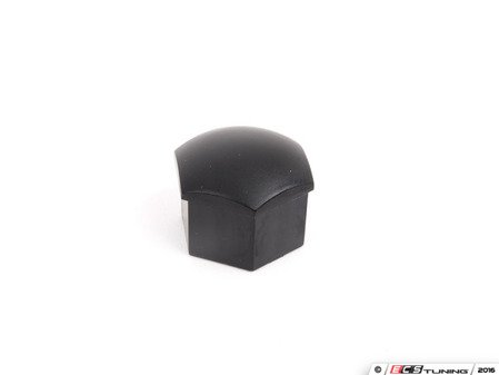 ES#2093704 - 321601173A01C - Wheel Bolt Cover - Black - Priced Each - Covers the lug bolt head for a cleaner look. 17mm - Genuine Volkswagen Audi - Audi Volkswagen