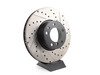 ES#3023815 - 127.34031L 895 - Front Cross-Drilled & Slotted Brake Rotor - Left - This design removes performance robbing outgas and material dust caused by braking - Centric - BMW