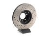 ES#3023815 - 127.34031L 895 - Front Cross-Drilled & Slotted Brake Rotor - Left - This design removes performance robbing outgas and material dust caused by braking - Centric - BMW