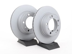 ES#2539467 - 98635240104KT8 - Rear Brake Rotors - Pair 11.49" (292mm) - Rear axle fitment - Both left and right - Zimmermann - Porsche