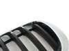 ES#2921461 - 51117338571 - Kidney Grille - Left - Chrome with gloss black slots. - Genuine BMW - BMW