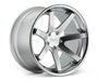 ES#3082455 - FR1209511MSkt - 20" FR1 Style Wheels - Set Of Four - (NO LONGER AVAILABLE) - 20"x9" ET25 57.1CB 5x112 Machine Silver with Chrome Lip - Ferrada Wheels - 