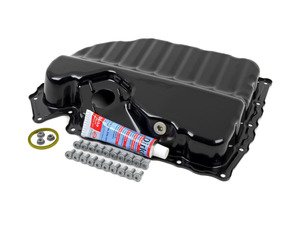 ES#3072859 - 018573ecs01KT - Steel Oil Pan Kit - Replace your factory plastic oil pan with stamped steel - Assembled By ECS - Audi