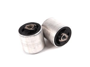 ES#49014 - 31120006482 - Front Control Arm Bushings - Pair - Also referred to as thrust arm or traction strut bushing. Rear position front control arm. - Genuine BMW - BMW