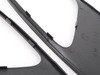 ES#3023045 - BM-0238-MATTE - Hood Vent Trim Kit - Matte Black - Direct replacement matte black hood vent trims - AUTOTECKNIC - BMW