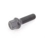 ES#2730980 - 1454303SW - Ball Seat Wheel Bolt (Black) - 14x1.5x43mm - Priced Each - Produced for running spacers with your OE wheels - H&R - Audi Volkswagen