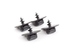 ES#348762 - 3D0061796B41 - Floor Mat Screws - Black - Replace those lost or broken fasteners - 4 per kit - Genuine Volkswagen Audi - Volkswagen