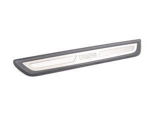 ES#2665049 - 51477277245 - Front outer door sill - priced each - Illuminated BMW door sill, fits left or right side - Genuine BMW - BMW