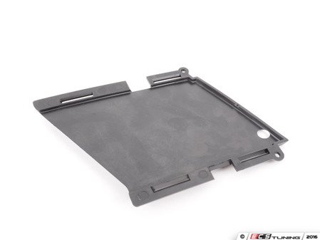 ES#74753 - 51117175318 - Bumper Grille Block Off Plate - Right - Black. Located on the lower right portion of the front bumper - Genuine BMW - BMW