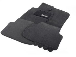 ES#2498825 - 82112293534 - Carpeted floor mat - set  - (NO LONGER AVAILABLE) - Black - Genuine BMW - 