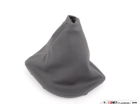 ES#47201 - 25117521561 - Leather Gear Lever Cover - Schwarz - Genuine BMW - BMW