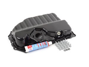ES#3085904 - 018573ecs01KT1 - Steel Oil Pan Kit - Replace your factory plastic oil pan with stamped steel - Assembled By ECS - Volkswagen