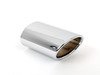 ES#2806460 - 5G0253825D - Exhaust Tip - Left - Chrome tip found on the driver's side exhaust exit - Genuine Volkswagen Audi - Volkswagen