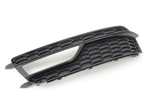 ES#2541886 - 8T0807681K01C - Fog Light Grille - Left - Satin Black - Restore the clean look of your exterior - Genuine Volkswagen Audi - Audi